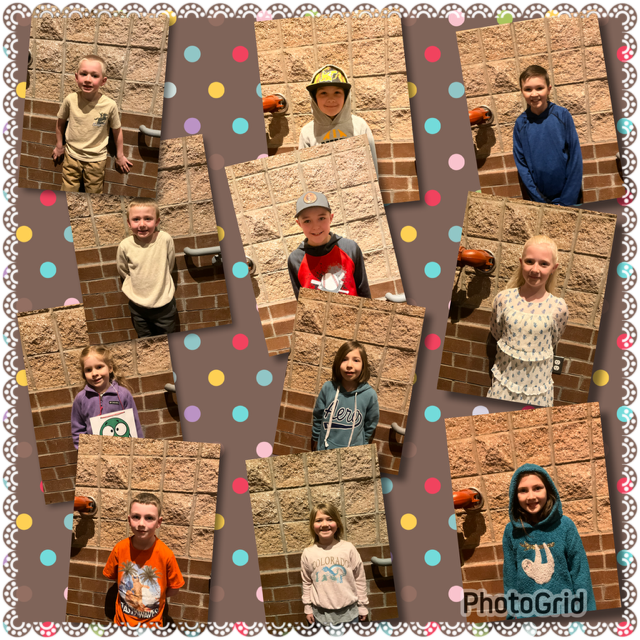 April 2024 April Students of the Month