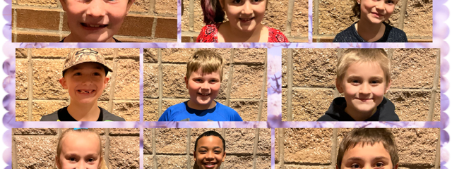 Congratulations May Students of the Month