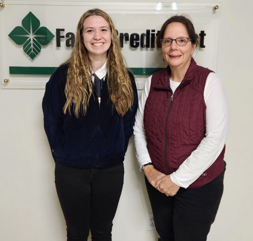 FFA member and her advisor