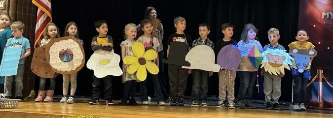 Kindergarteners Walk the Red Carpet at Alphabet Fashion Show