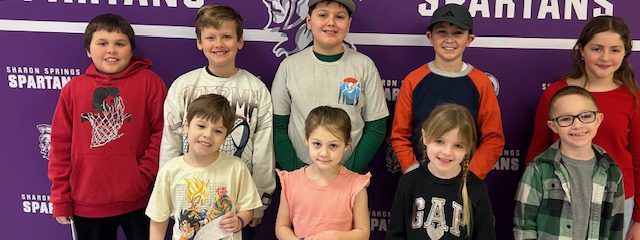 SSCS January Students of the Month