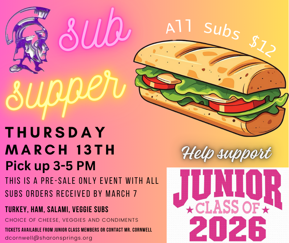 sub sale poster