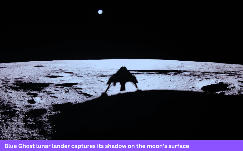 lunar lander on the moon