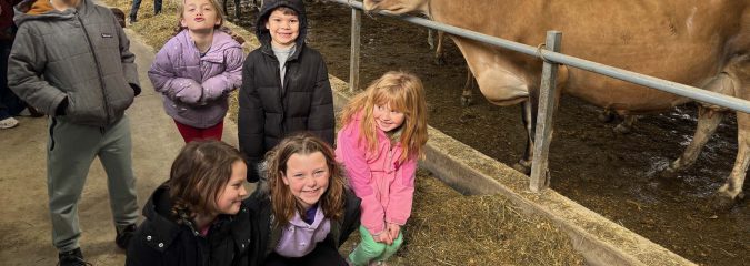 Second Graders Visit the Stone House Farm